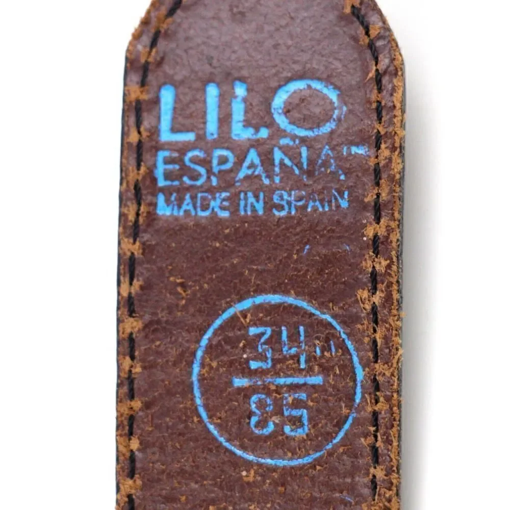 Lilo Espana SADDLE BROWN LEATHER Horse Bit 1 1/8